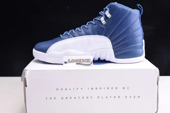 Reps TBK 12 Air Retro Blue 130690-404 Stone Jordan 0422